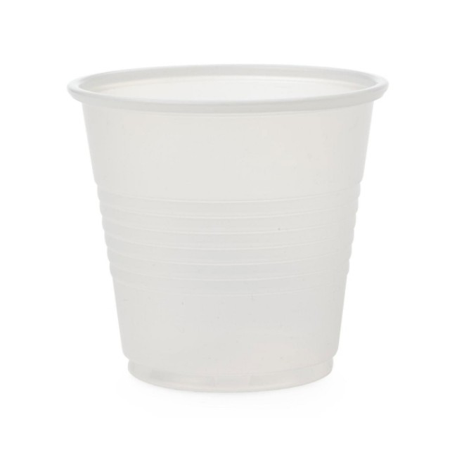 Drinking Cups  Plastic Drinking Cup   Translucent   Disposable   Polystyrene   3 5 Oz 