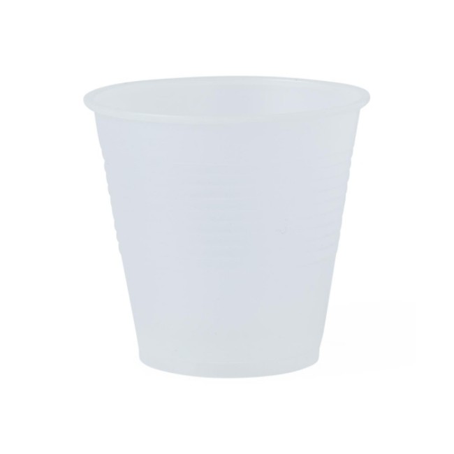 Drinking Cups  Plastic Drinking Cup   Translucent   Disposable   Polystyrene   5 Oz 