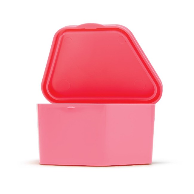 Container  Denture  Hot Pink  Cup
