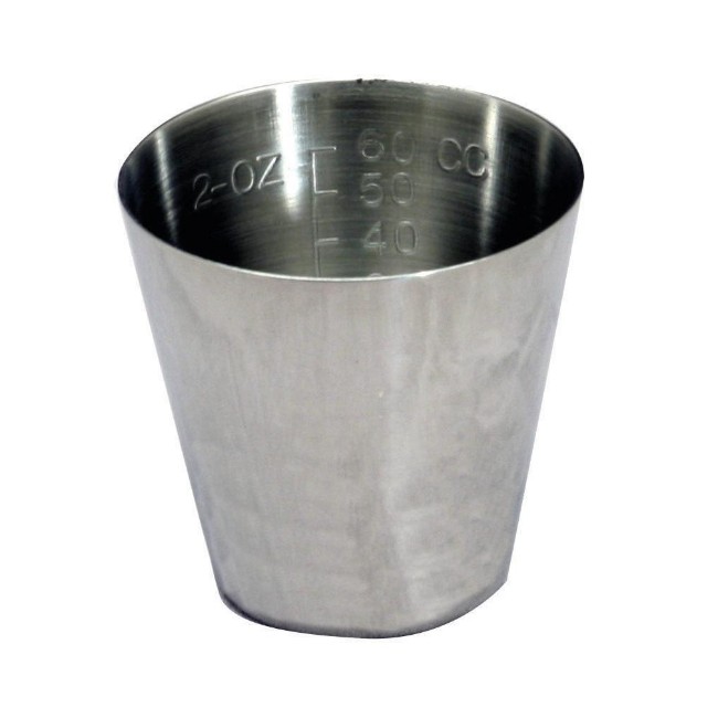 Cup  Medicine  Stainless  2 Oz