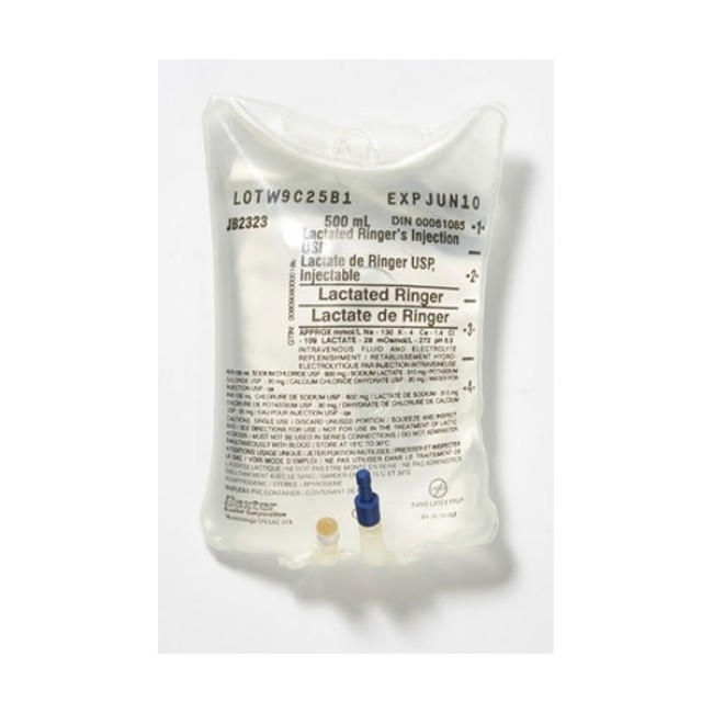 Injections  Lactated Ringer s Injection   500 Ml Bag