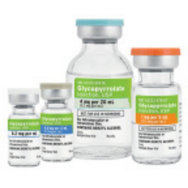 Glycopyrrolate Injection   Single Dose Vial   0 2 Mg   Ml   25 X 1 Ml