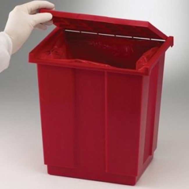 Can  Dispos  Biohaz  9X12x11 2  W Lid  Red