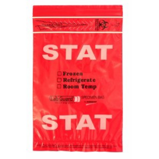 Bag  6X9  3 Wall  Stat Red  Clrback  1 75