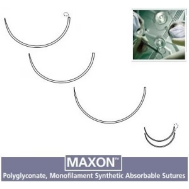 Maxon Green Suture   Size 5 0   1 X 30   Cv 22 T 30 Needles