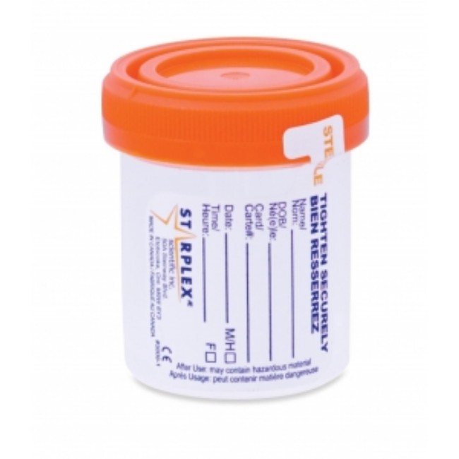 Urine Cups  Wide Mouth  Sterile  90Ml
