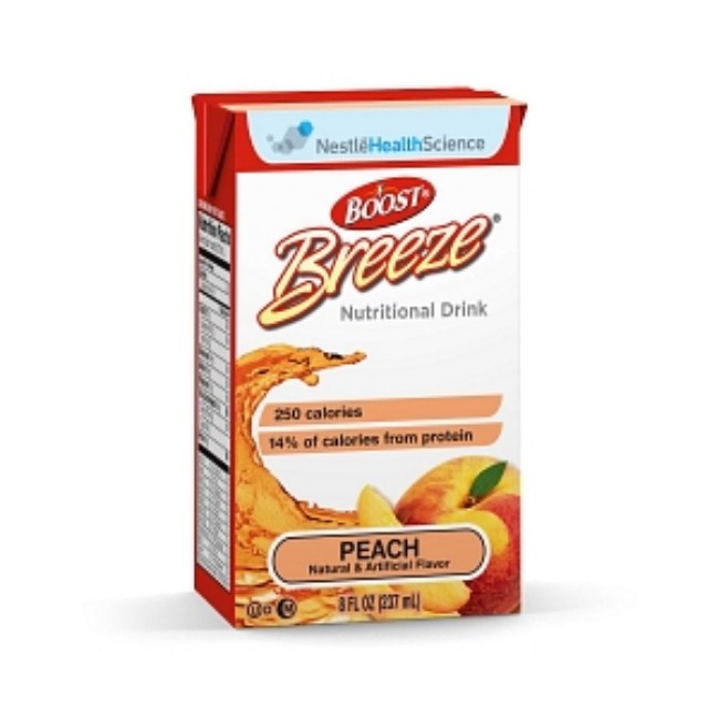 Boost Breeze   Peach   8 Oz Tetra