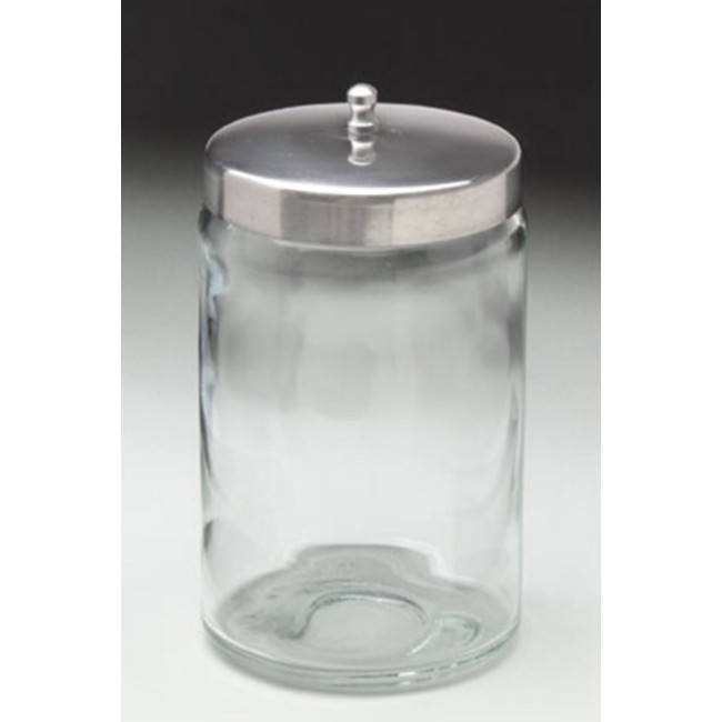Jar  Flint Glass Jar  S S Lids  Unlable