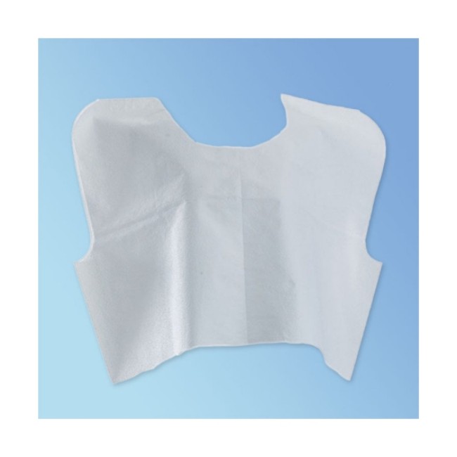 Capes   Exam  Tissue Poly Tissue Deluxe Disposable Exam Capes   30  X 21   White