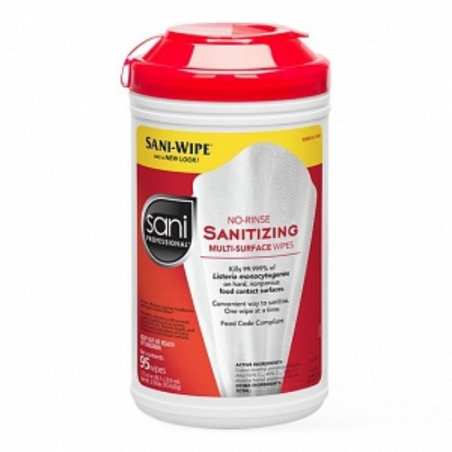 Wipe  Sanitizing  No Rinse  7 75X9