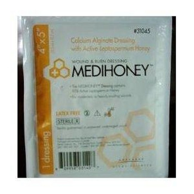 Dressing  Medihoney  Calcium Alg  4X5