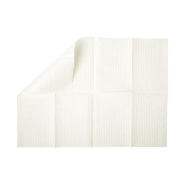 Housekeeping Towels  Disposable 3 Ply Tissue Poly Professional Towels   White   13  X 18 