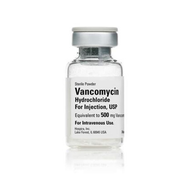 Injections  Vancomycin Hydrochloride Injection   Single Dose Vial   500 Mg