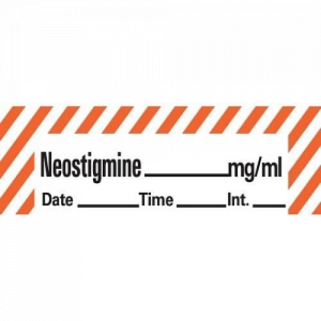 Label  Drug  Neostigmine  1 1 2X1 2  Wht Red