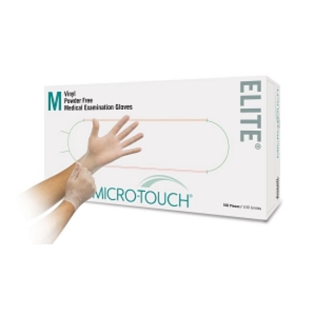 Glove  Exam  Vinyl  Microtouch  Pf  Lf  Md