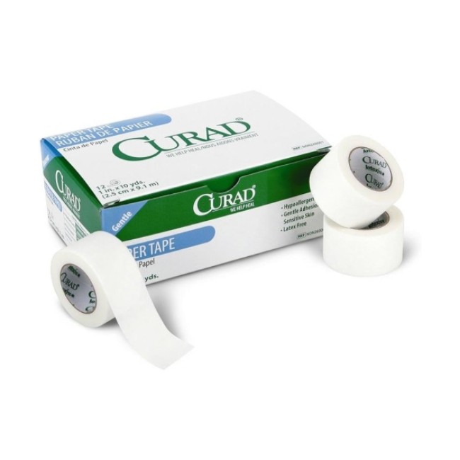 Medical Tape Curad  White 1 Inch X 10 Yard Paper Nonsterile