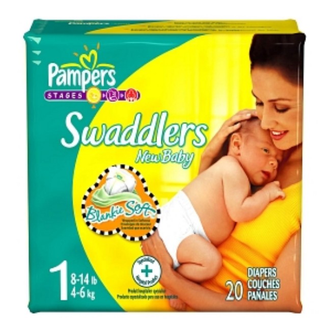 Diaper  Swadlers  Size 1  8 14 Lbs  Lf