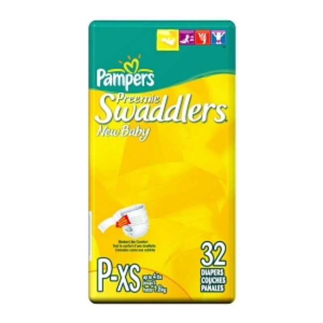 Diaper  Preemie  Swaddler  P 2   1800G 32Ct