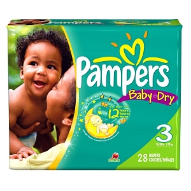 Diaper  Pampers  Baby Dry  Size 3  16 28 Lb