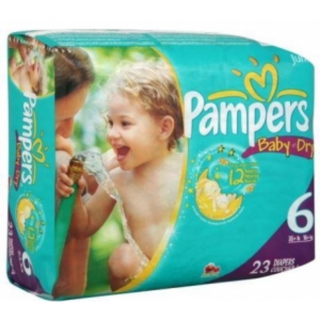 Diaper  Pampers  Baby Dry  Size 6  35   Lbs