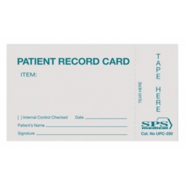 Card  Patient Record  Universal
