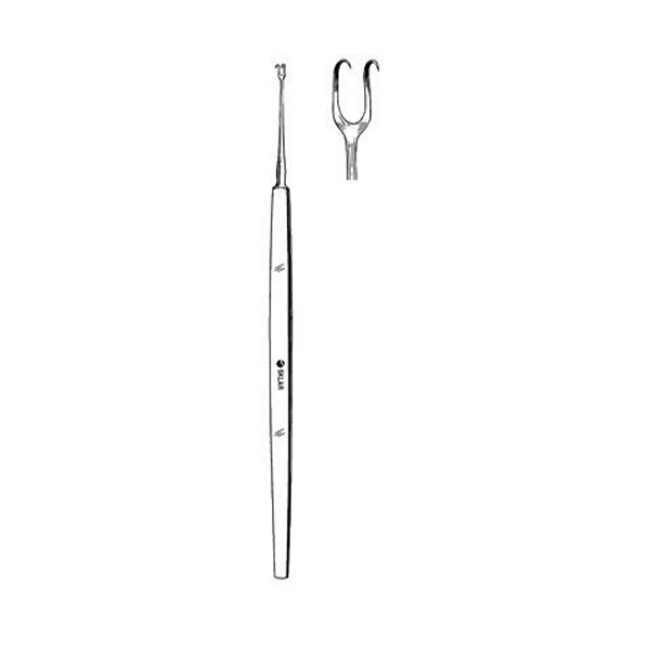 Hooks  Freer Skin Hook   Double Prong   Nonsterile   2 5 Mm   6  L