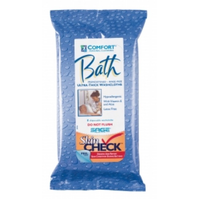 Cloth  Bath  Heavy Wt  Comfort Bath  8 Pk