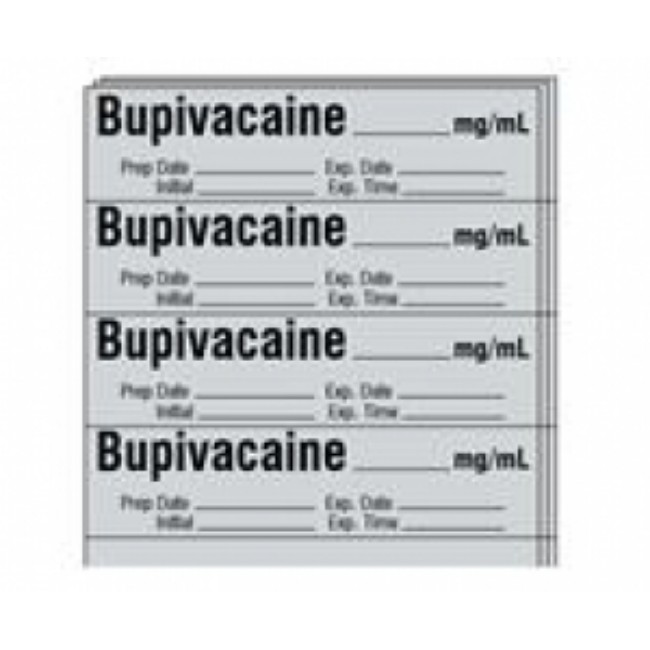 Label  Bupivacaine  Gray  Exp