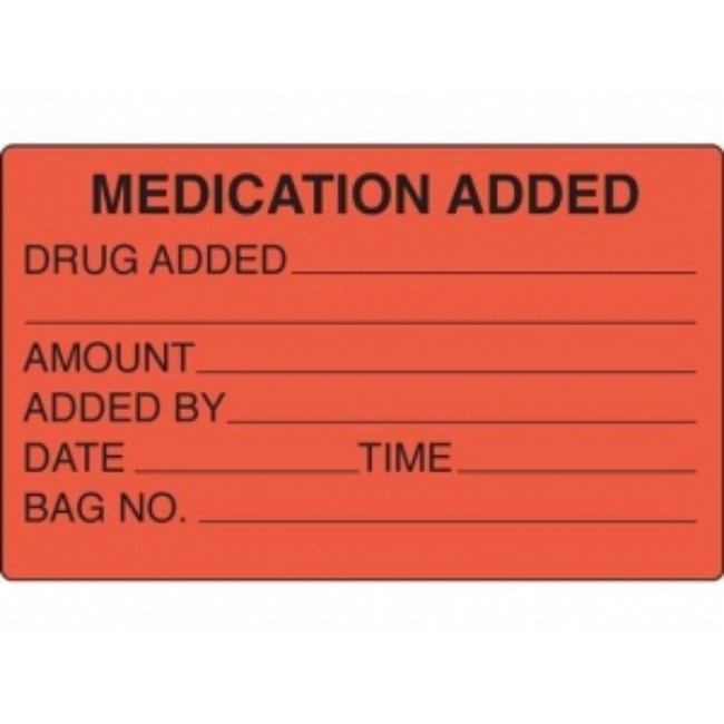 Medication Added Label 1000 Rl