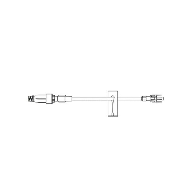 Iv Sets  Standard Bore Extension Set With Bonded Ultrasite Valve   Non Removable Slide Clamp   Spin Lock Connector   Priming Volume 1 0 Ml   Length 6   15 Cm 