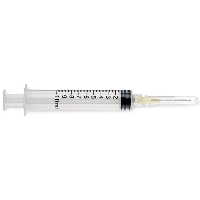 Syringes  Luer Lock Syringe With 20G X 1  Hypodermic Needle   10 Ml