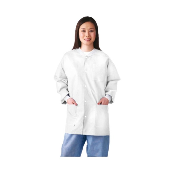 JACKET LAB MLTILYR KNIT CUF COLLAR WH 2X