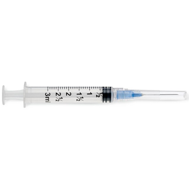 Syringes  Luer Lock Syringe With 23G X 1  Hypodermic Needle   3 Ml