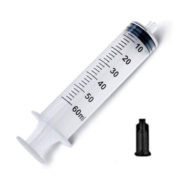 Syringes  Sterile Luer Lock Syringe   60 Ml