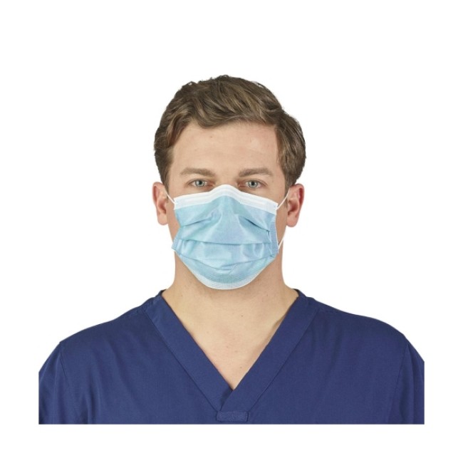 Masks  Level 3 Procedure Mask With Earloops   Antifog   Blue