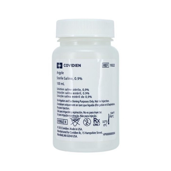 Saline   9  100 Ml  Bottle  Sterile  48 Cs