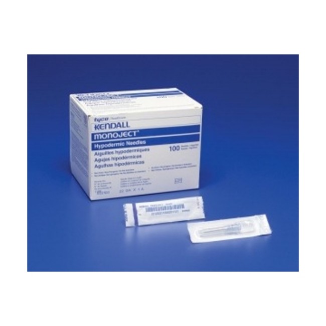 Needles  Monoject Softpack Hypodermic Needle   25G X 1 5 