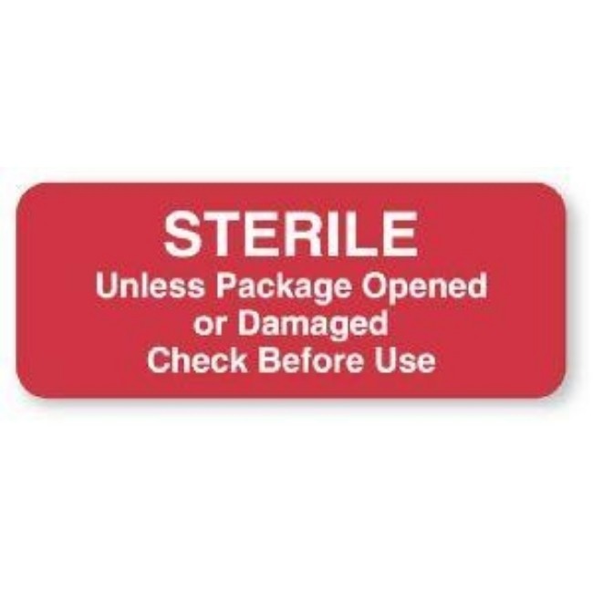 Label Sterile Unless Open