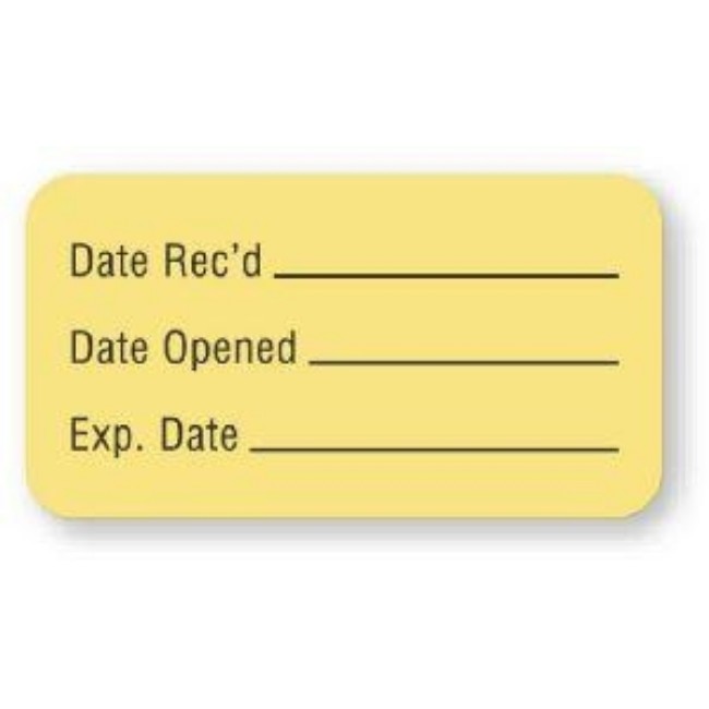 Label  Date Rec Date Opened  1 625 X 0 875