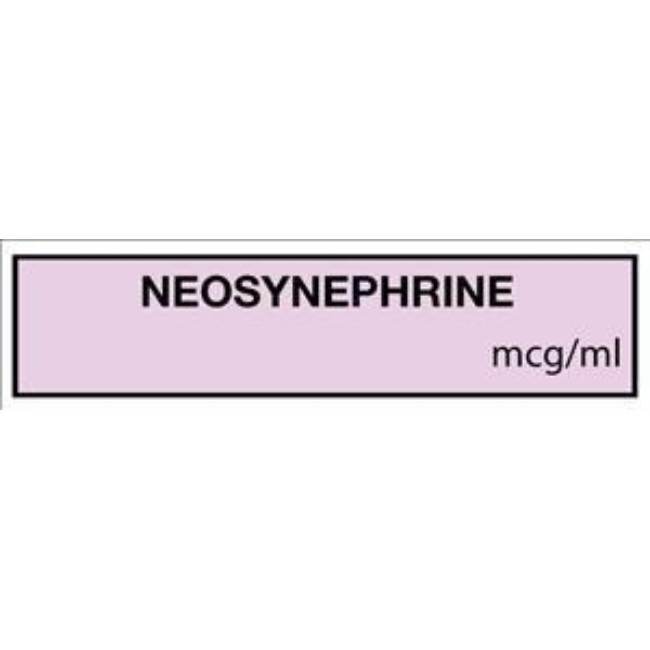 Label  Ta086 Neosynephrinemcg Ml Violet 