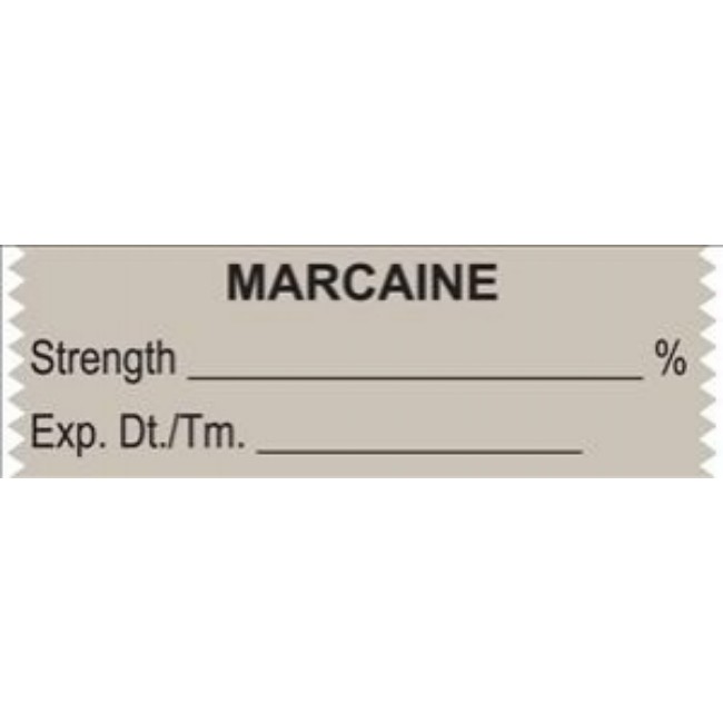 Tape  Medication  Marcaine Gray 500 Roll