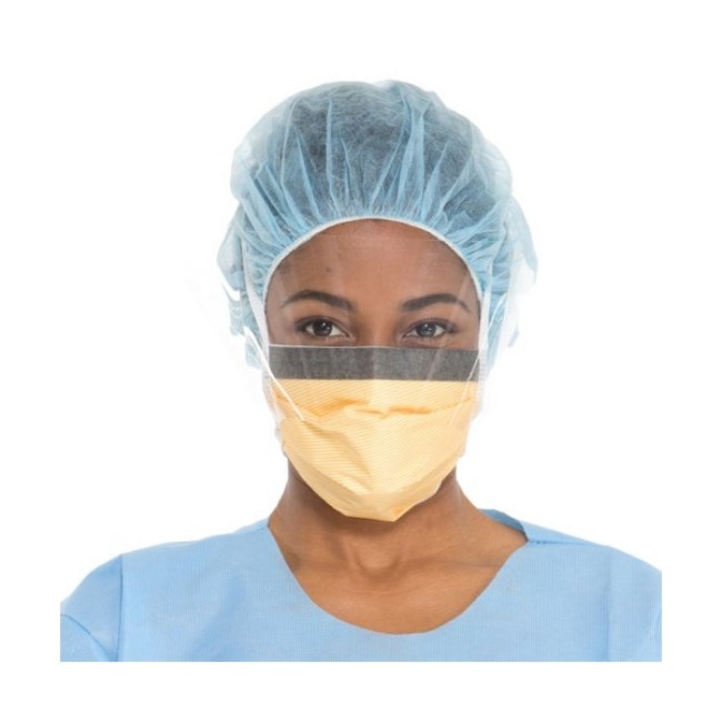 Mask  Surgical  Anti Fog  Wraparound  Orange