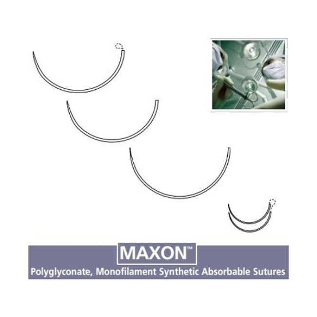 Sutures  Maxon Green Suture   Size 5 0   1 X 30   Cv 22 T 30 Needles