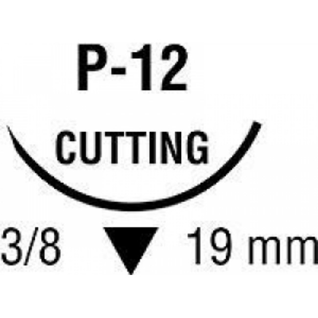 Sutures  Polysorb Suture   Size 4 0   18   Undyed   P 12