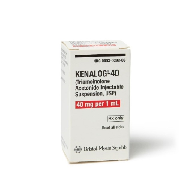 Injections  Kenalog 40 Triamcinolone Acetonide Injectable Suspension   Usp   40 Mg Ml Single Dose Vial   1 Ml