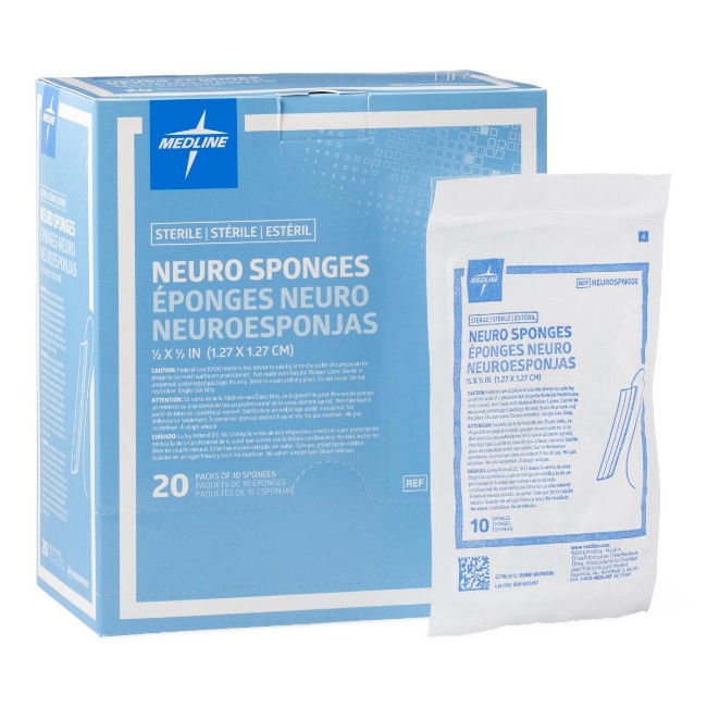Sponge  Neuro  0 5X0 5  Xr  Strl  10 Pk