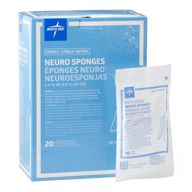 Sponge  Neuro  0 5X1 5  Xr  Strl  Lf  10 Pk