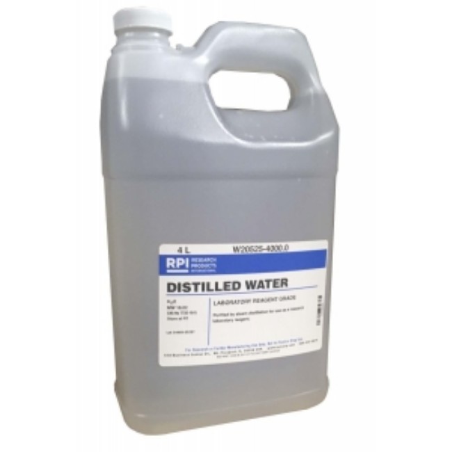 Distilled Water, Laboratory Reagent Grad Pipeline Medical