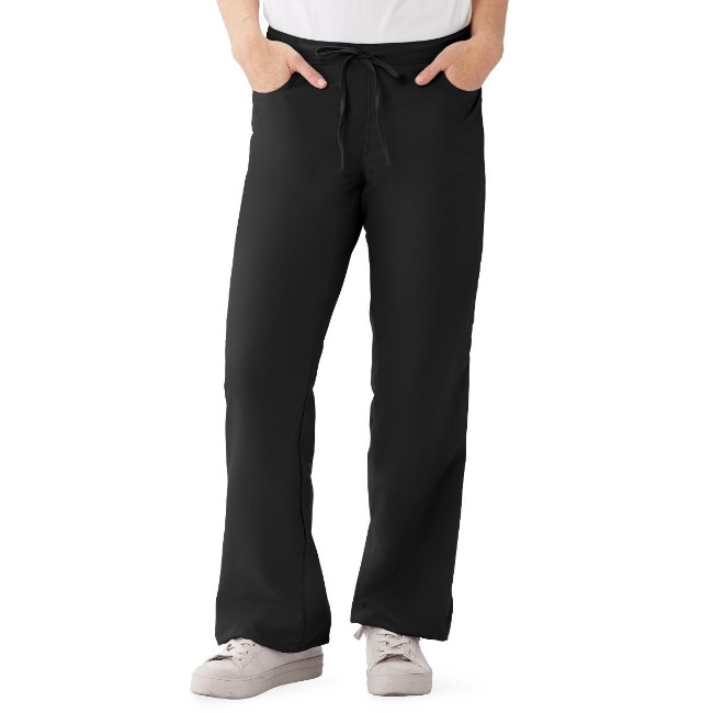 Pants  Performax Women s Modern Fit Boot Cut Scrub Pants With 2 Pockets   Black   Size M Petite