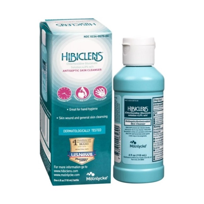 Skin Prep Solutions  Hibiclens Antiseptic Skin Cleanser   Foam   4 Oz  Wide Neck Pack With Pump